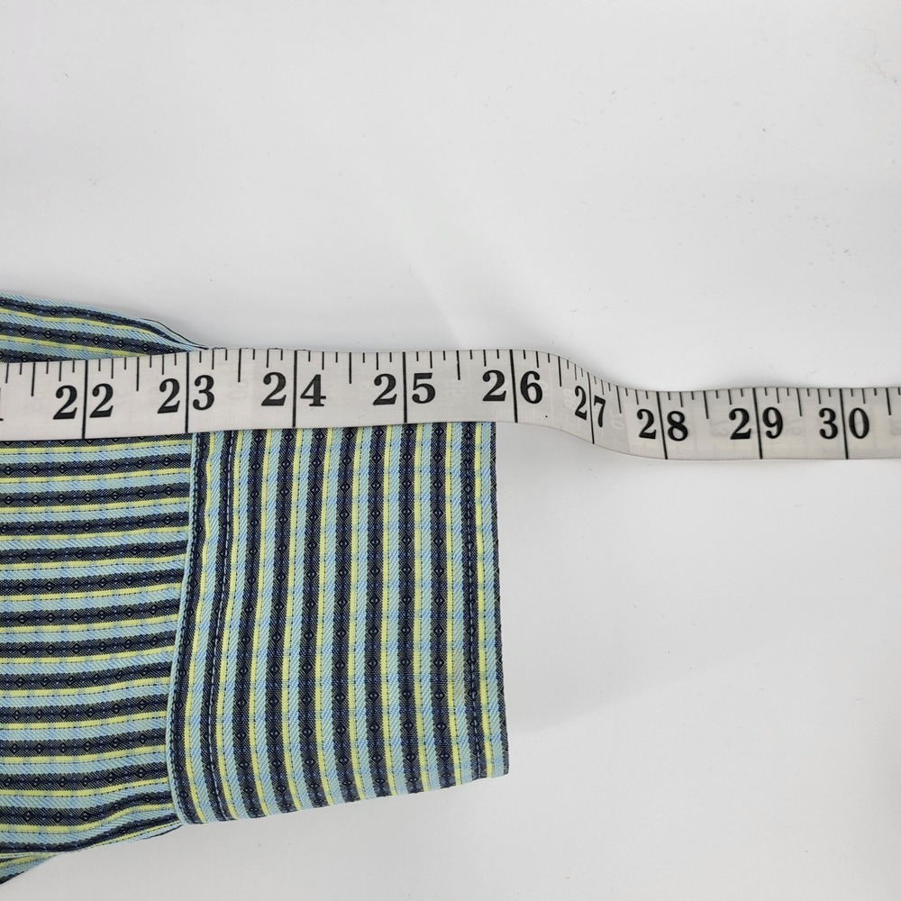 Bugatchi Men's Size XXL 2XL Striped Dress Shirt Long Sleeve Button Up Casual S - Picture 7 of 9